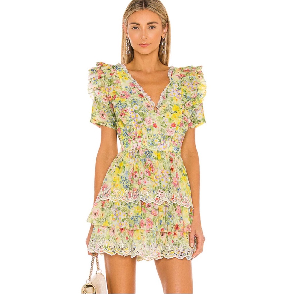 LoveShackFancy Aldina Mini Dress - M